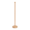 Wooden table banner stand, smooth base plate, height 44 cm
