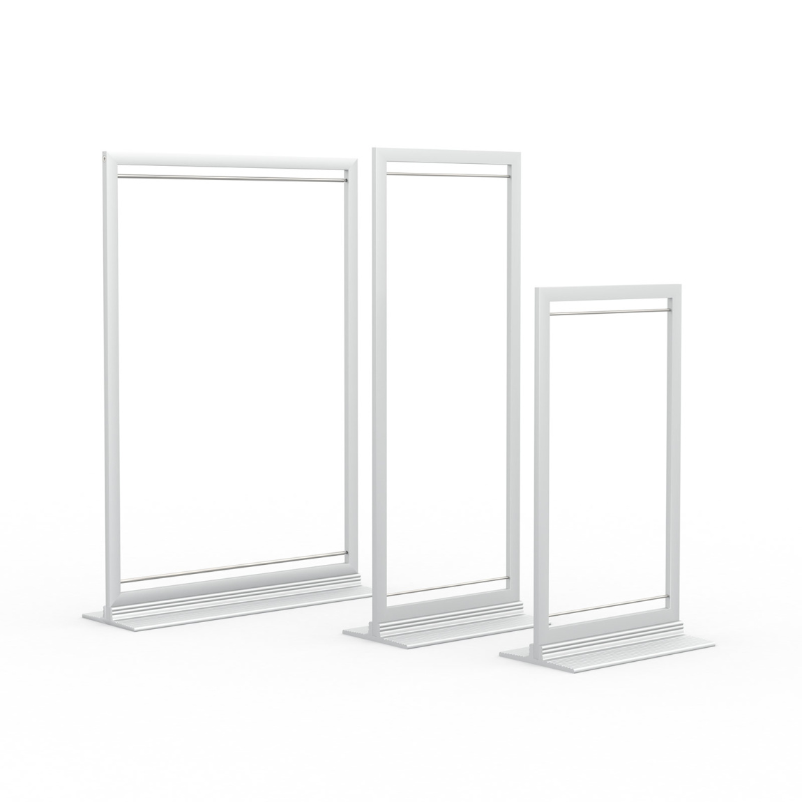 Table display, size overview