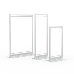 Table display, size overview