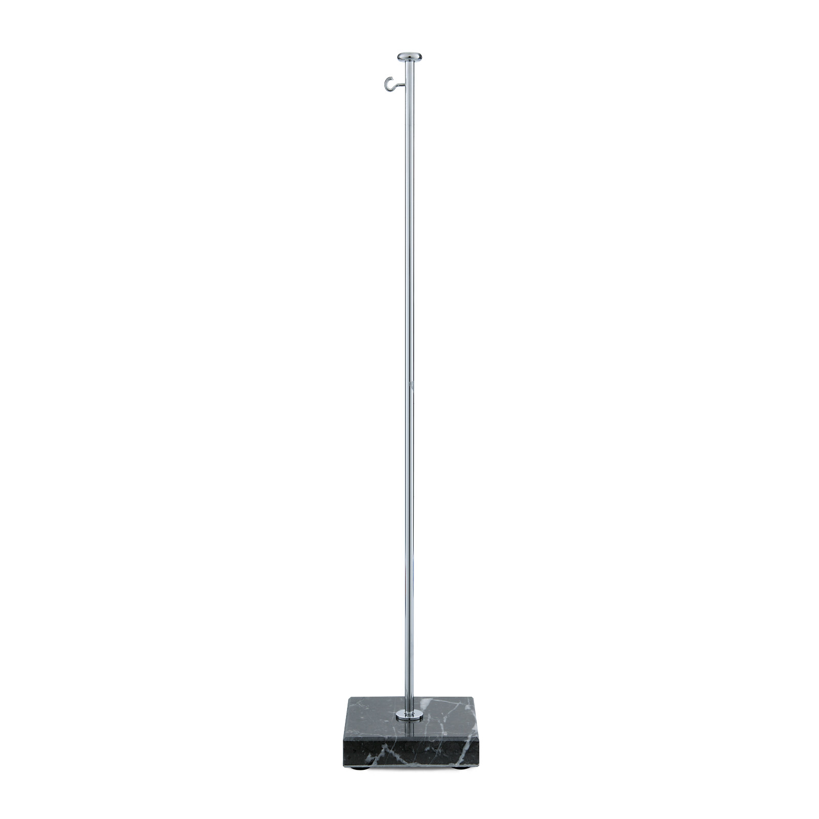 Table Banner Stand, Chrome, with Marble Base