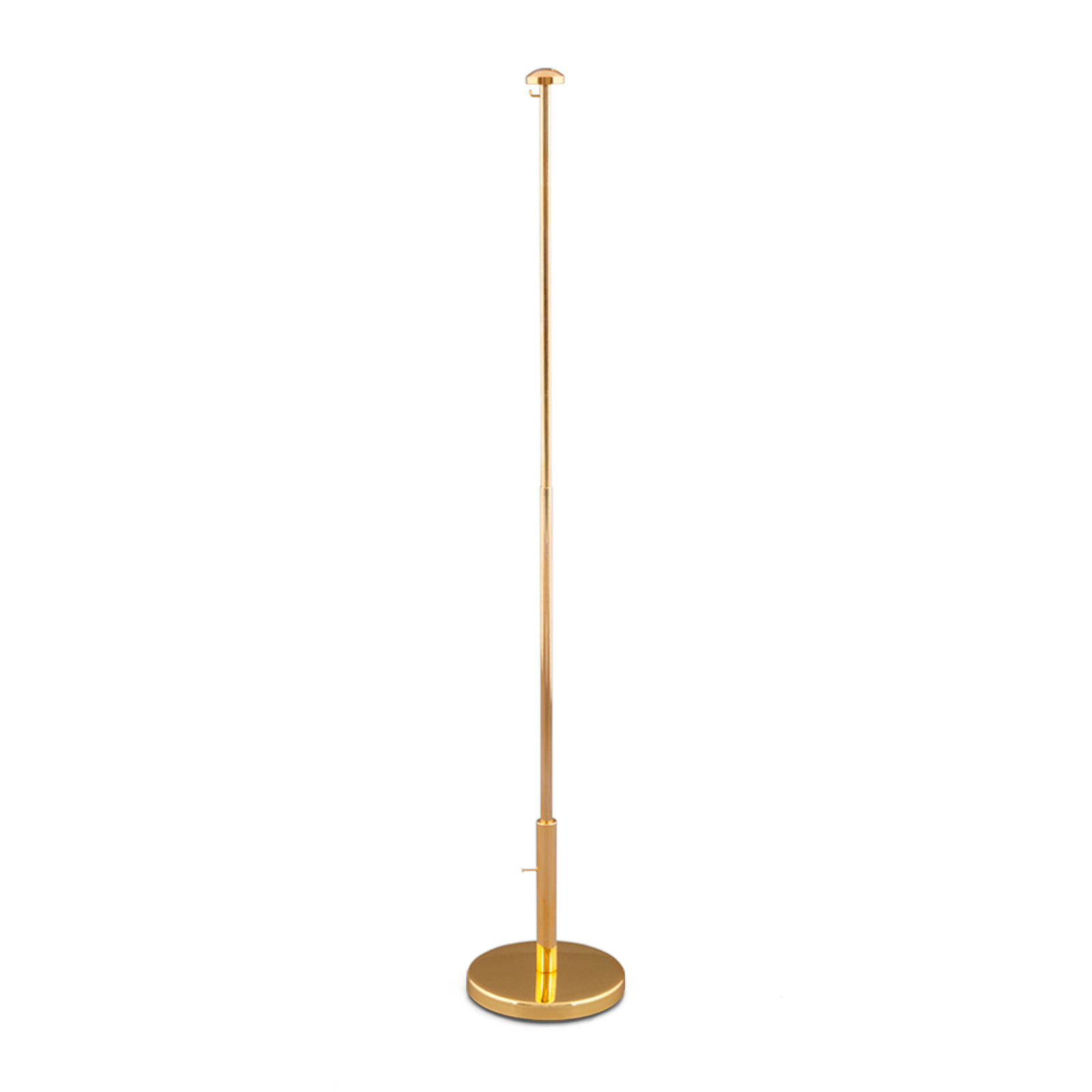 Telescopic table stand, height 33–52 cm, gold-colored