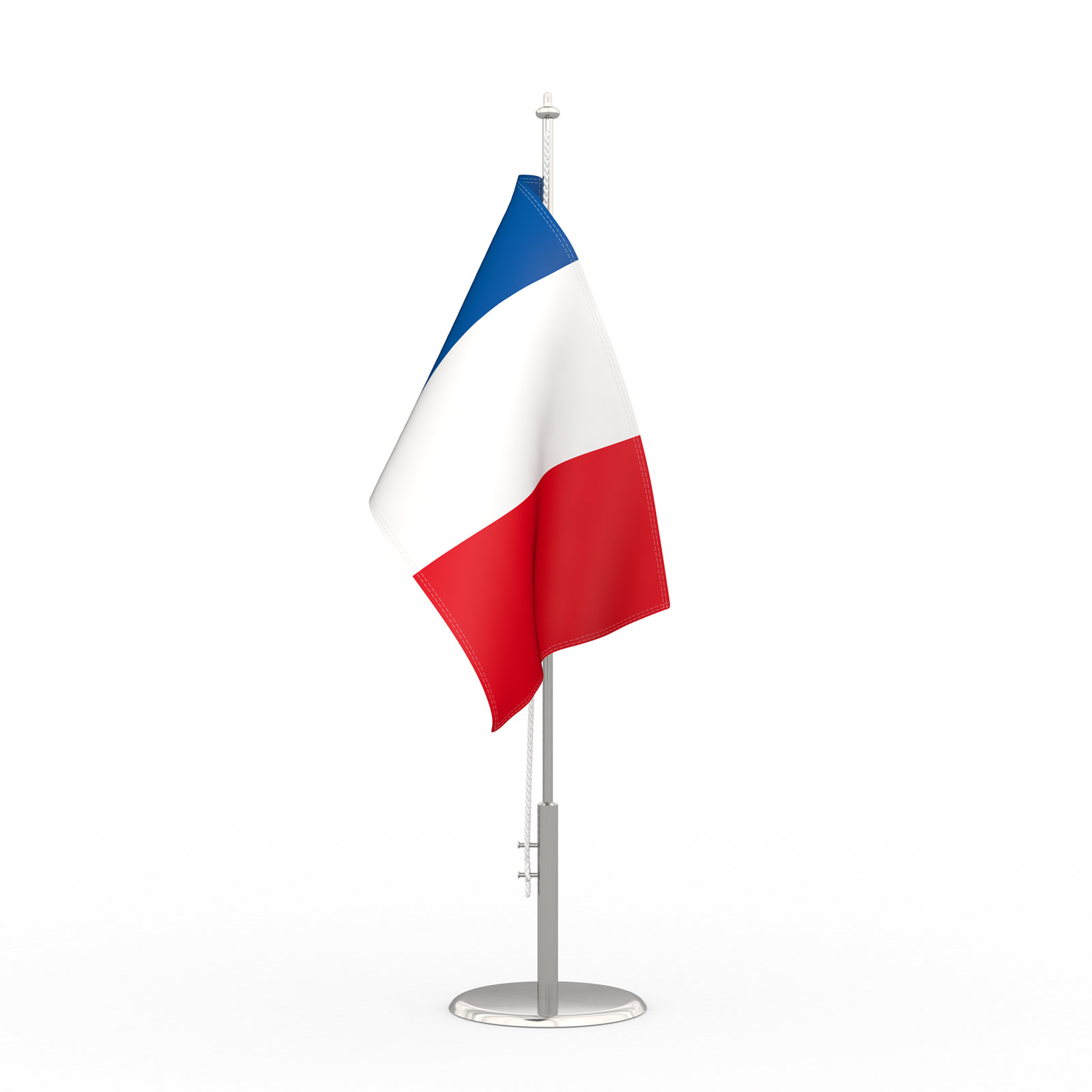 National flags as table flags, France