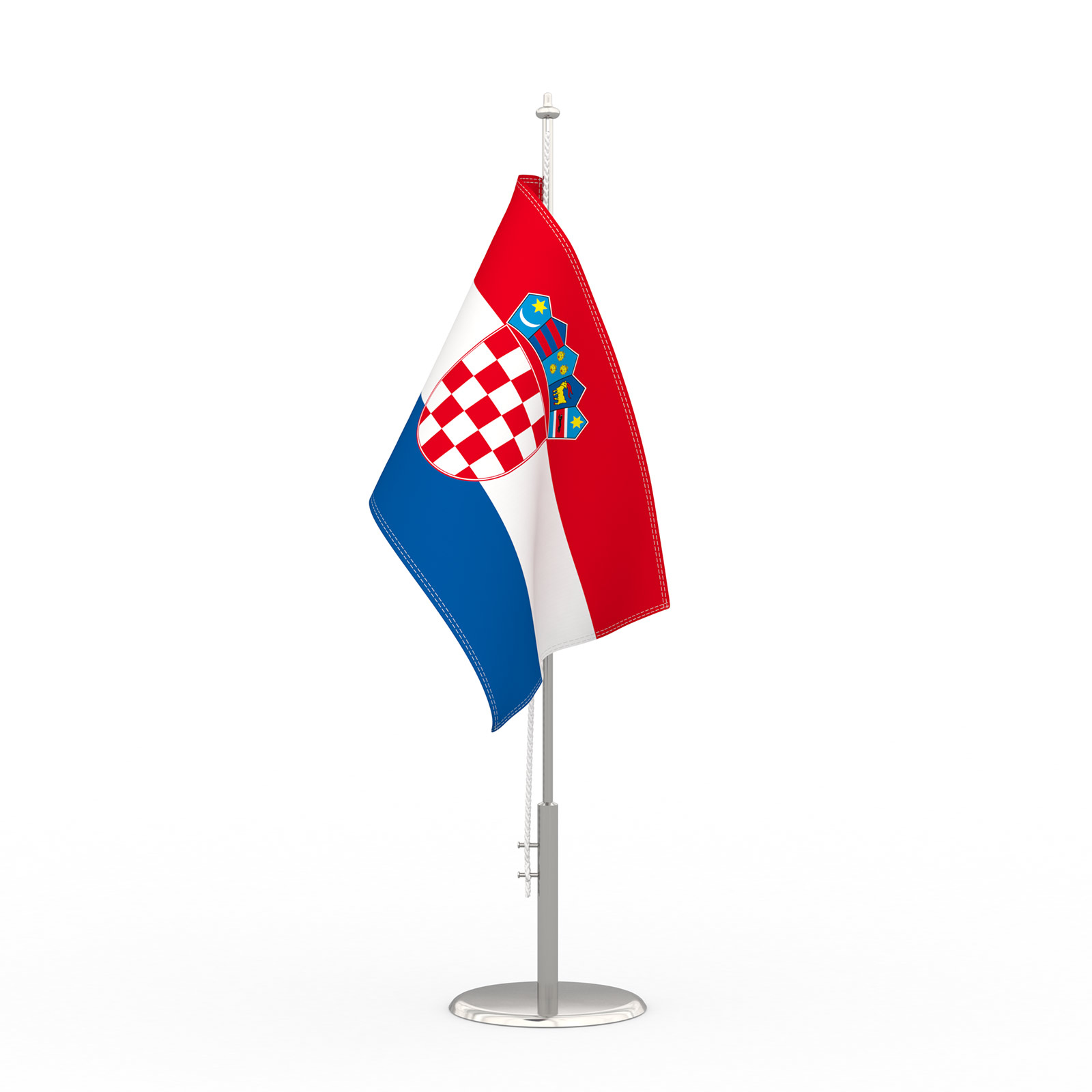 National flags as table flags, Croatia