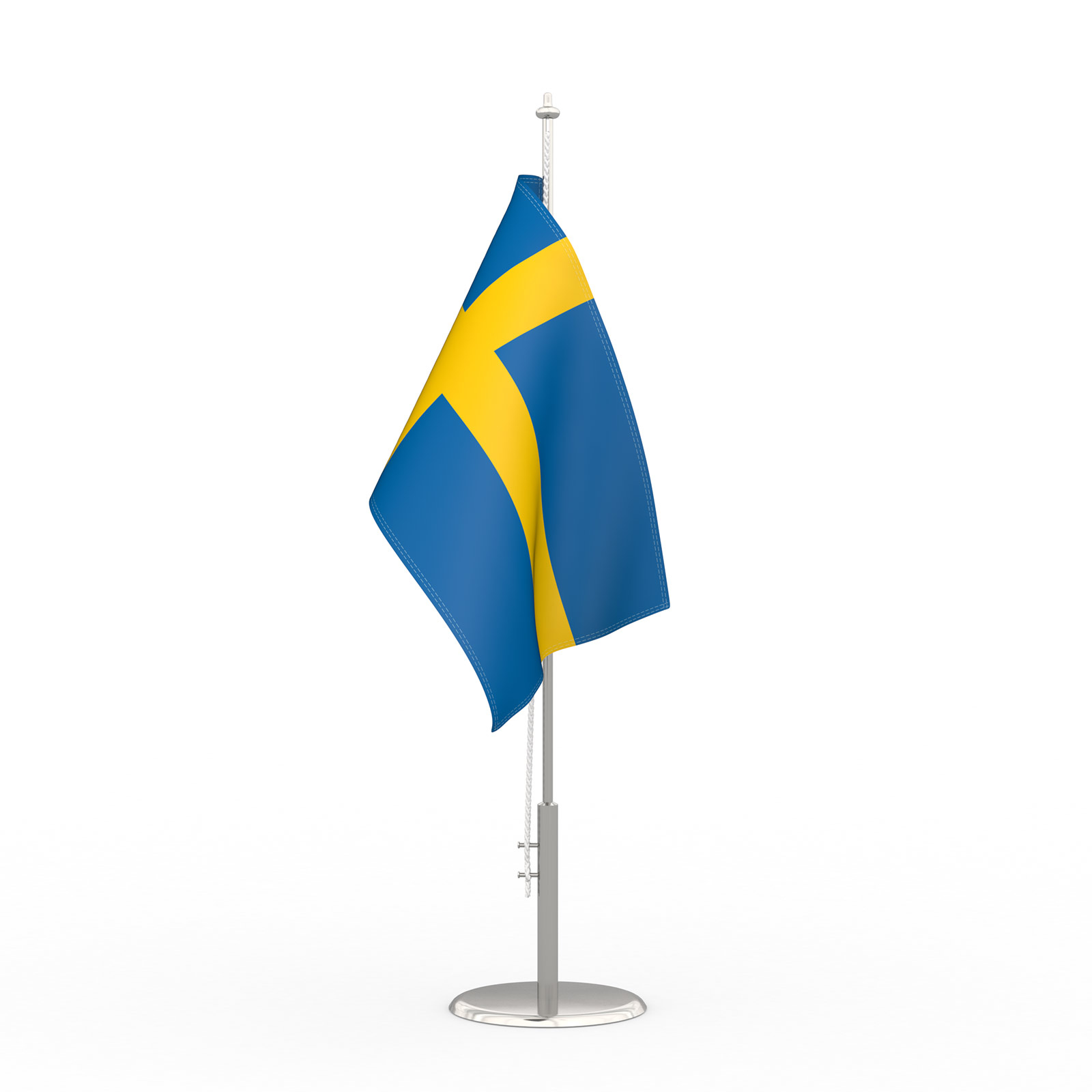 National flags as table flags, Sweden