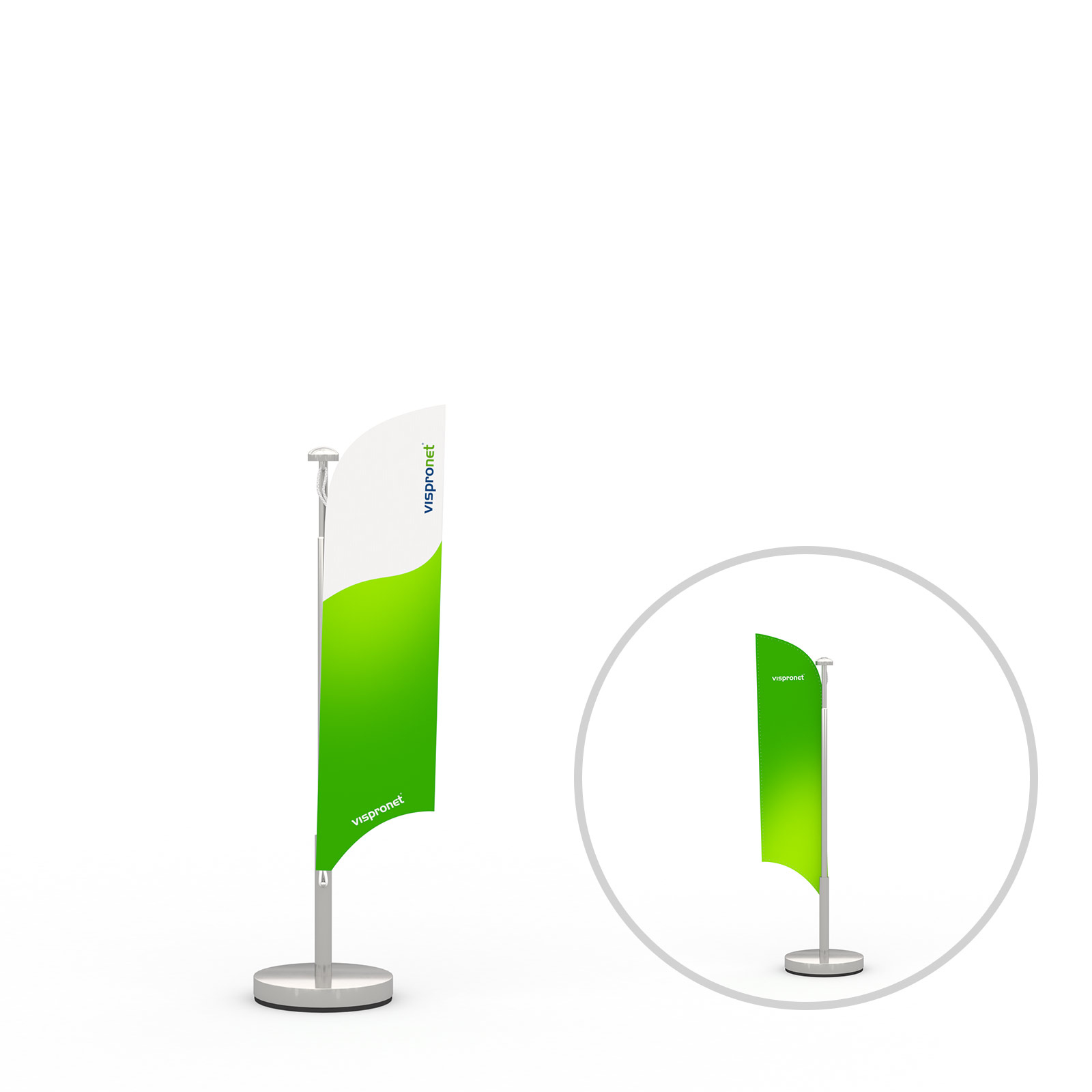 Table sail with concave lower edge
