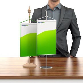 Rectangular table banner