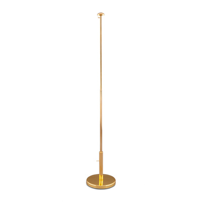 Table Banner / Flag stand, height-adjustable 33-52 cm, gold-plated