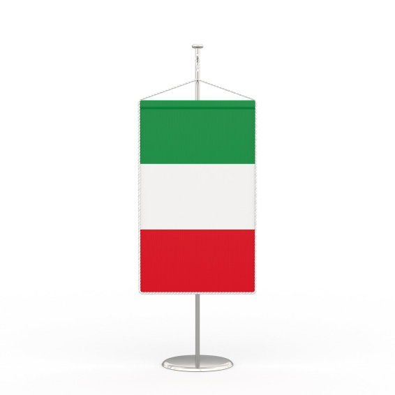 Tischbanner, Italien