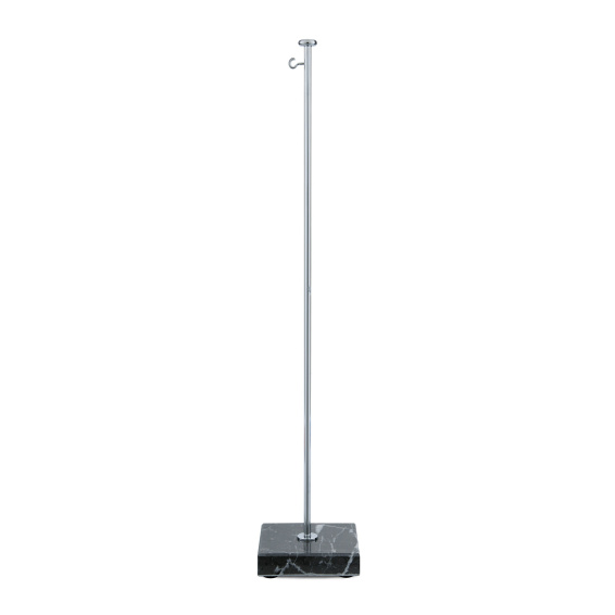 Table Banner Stand, Chrome, with Marble Base