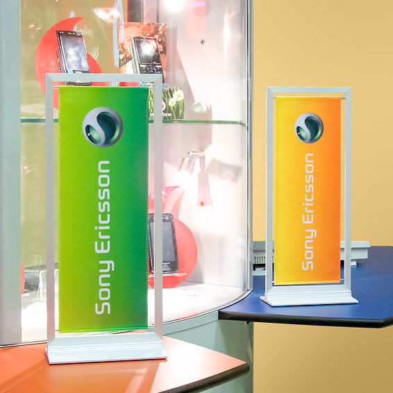 Table display size M, system dimensions (W × H × D): 14.4 × 35.0 × 7.5 cm