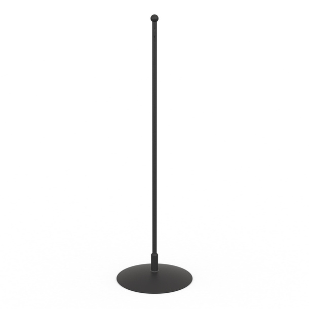 Table Banner Stand, Metal, Black