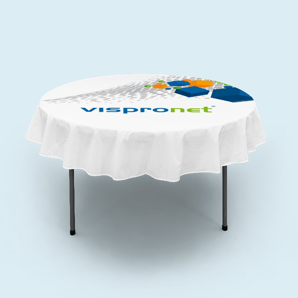 Tablecloths for round folding tables
