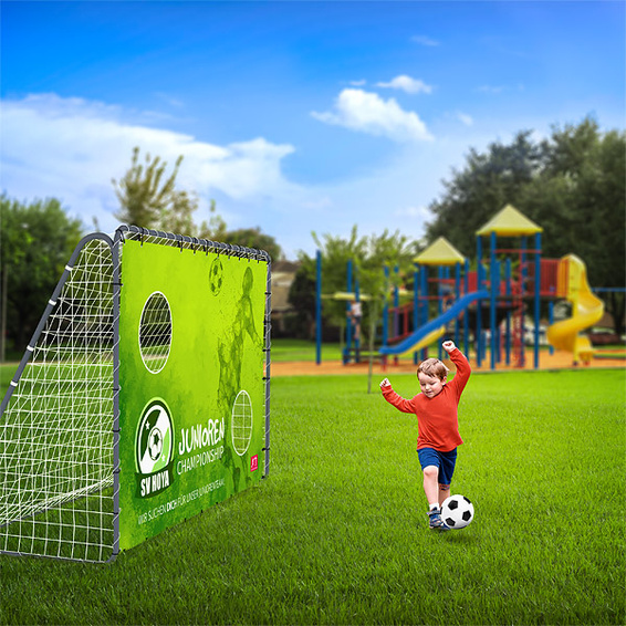 Football Goal Wall: Gaming Fun with Advertising Impact - Not Just for Adults