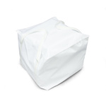 Carry bag with a lid that fastens with Velcro