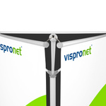 Upper arms with mounting hooks and keder profiles including printed components