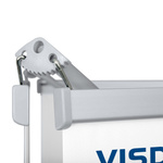 Upper arm with mounting hooks, clamping strips including printed parts (Select)
