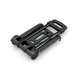 Trolley frame folded, dimensions (L x W x H): 45 x 25 x 8 cm