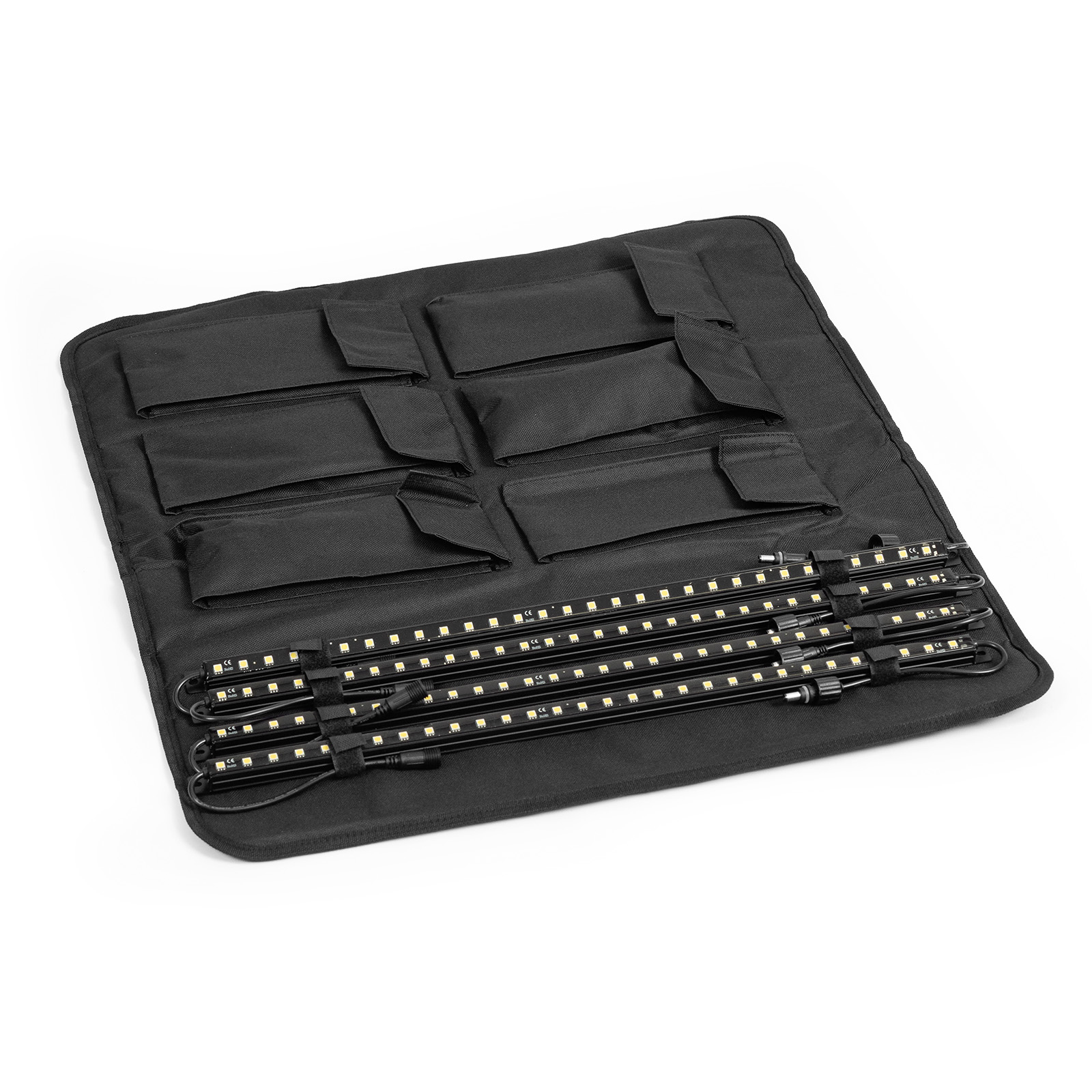 Including separate, roll-up inner pocket (organizer)