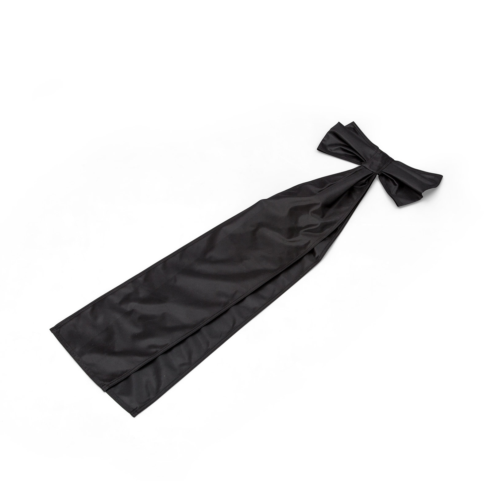 Mourning ribbon for attachment on the left and right sides of the banner suspension
