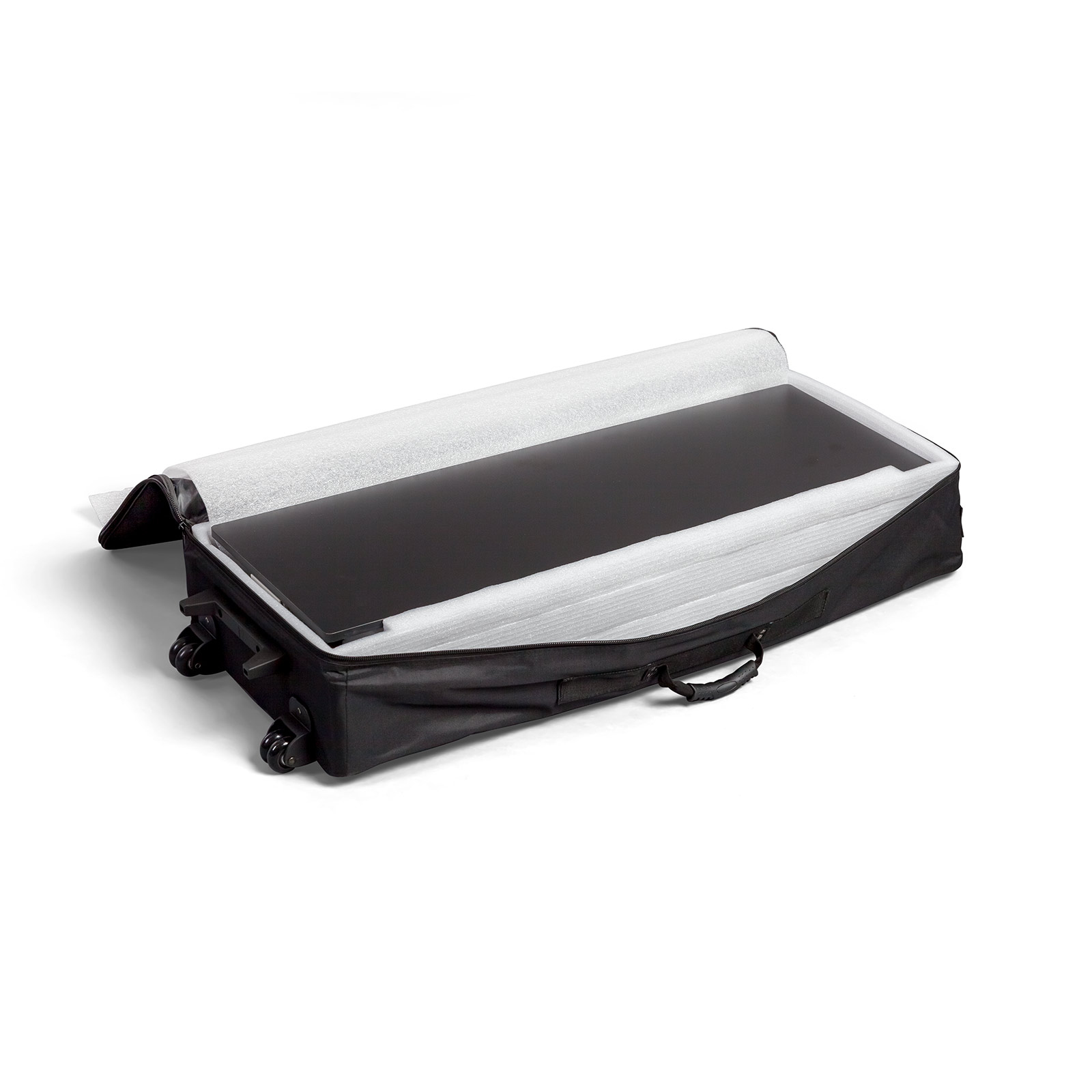 Convenient and secure transport of your Lightbox fold exhibition counter