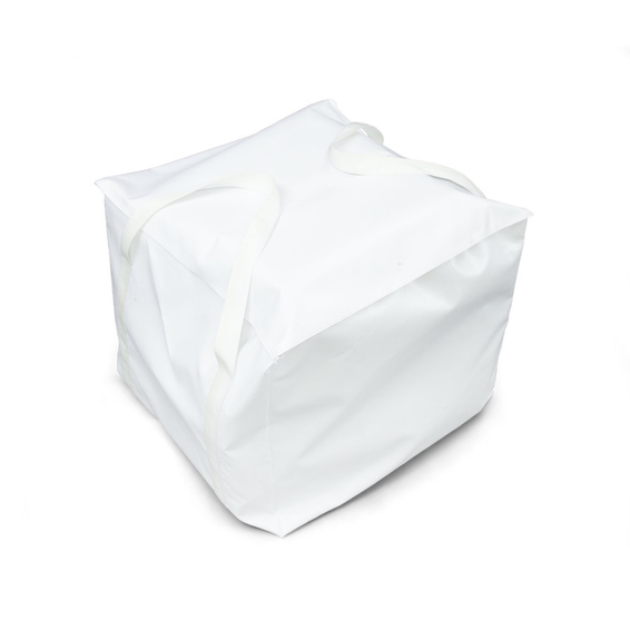 Carry bag with a lid that fastens with Velcro