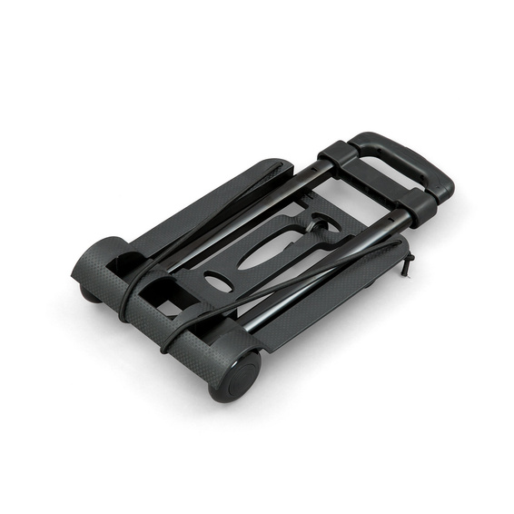 Trolley frame folded, dimensions (L x W x H): 45 x 25 x 8 cm