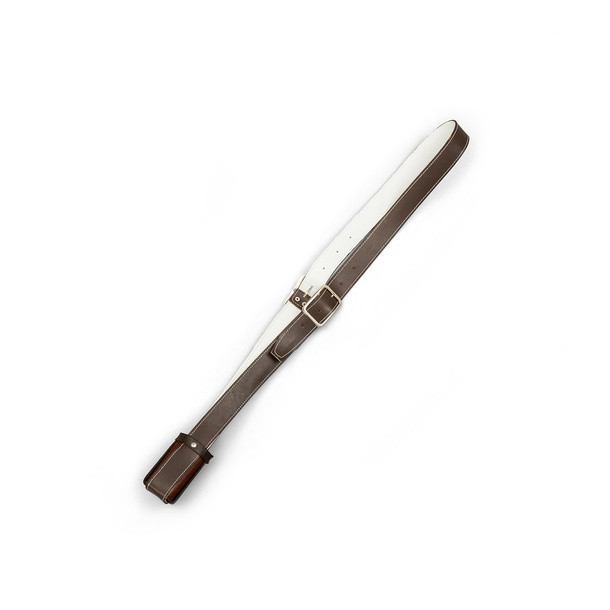 Carrying strap for club flags, brown