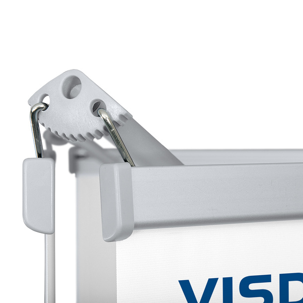Upper arm with mounting hooks, clamping strips including printed parts (Select)