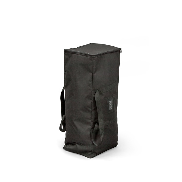 Pop-up hook-and-loop transport bag, compatible with trolley frame