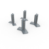 Individual Components of the Keder Frame Flex Accessory Set - Trio