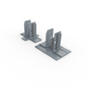 Individual components of the accessory set Keder frame flex - X module