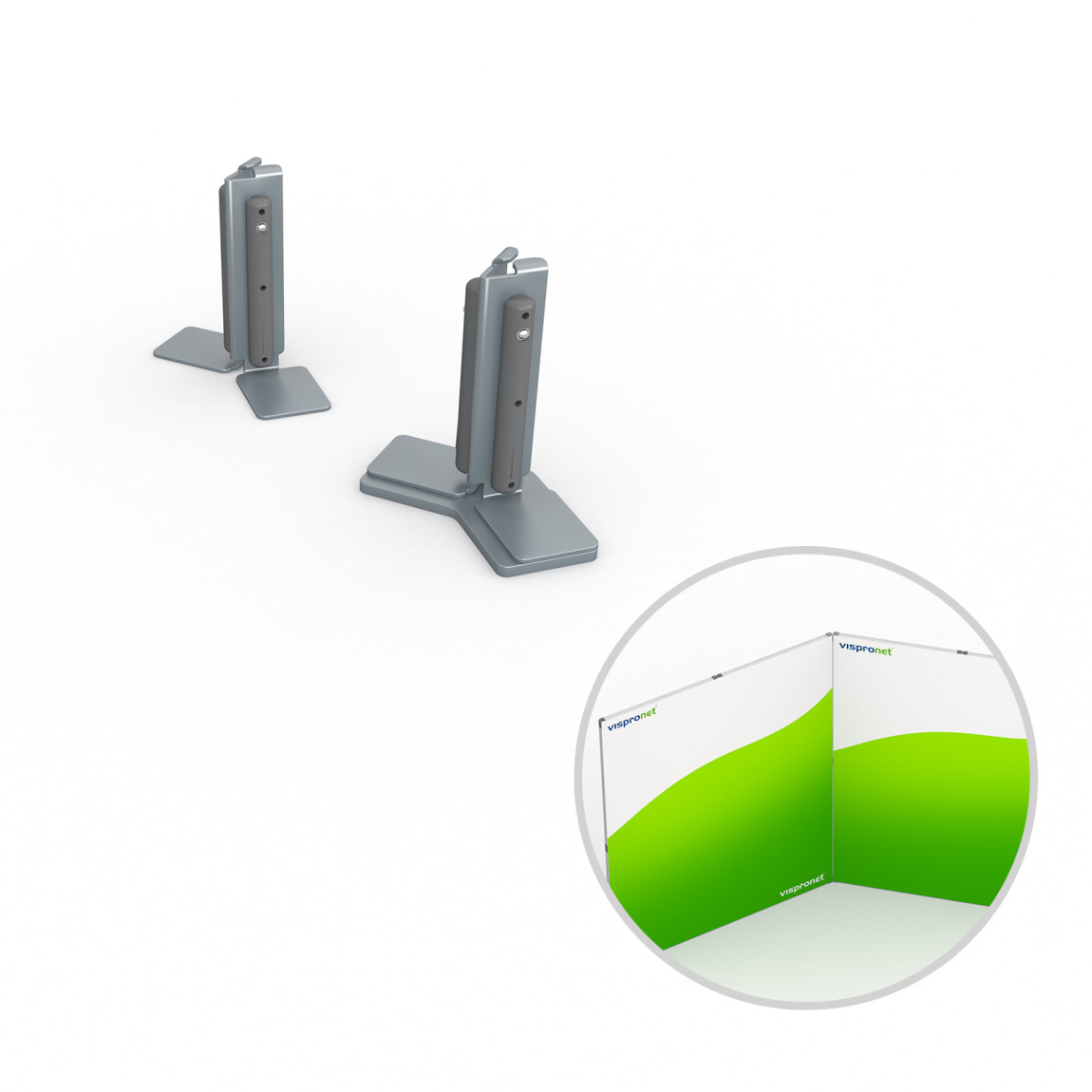 Accessory Set for Flexible Keder Frame - 45°