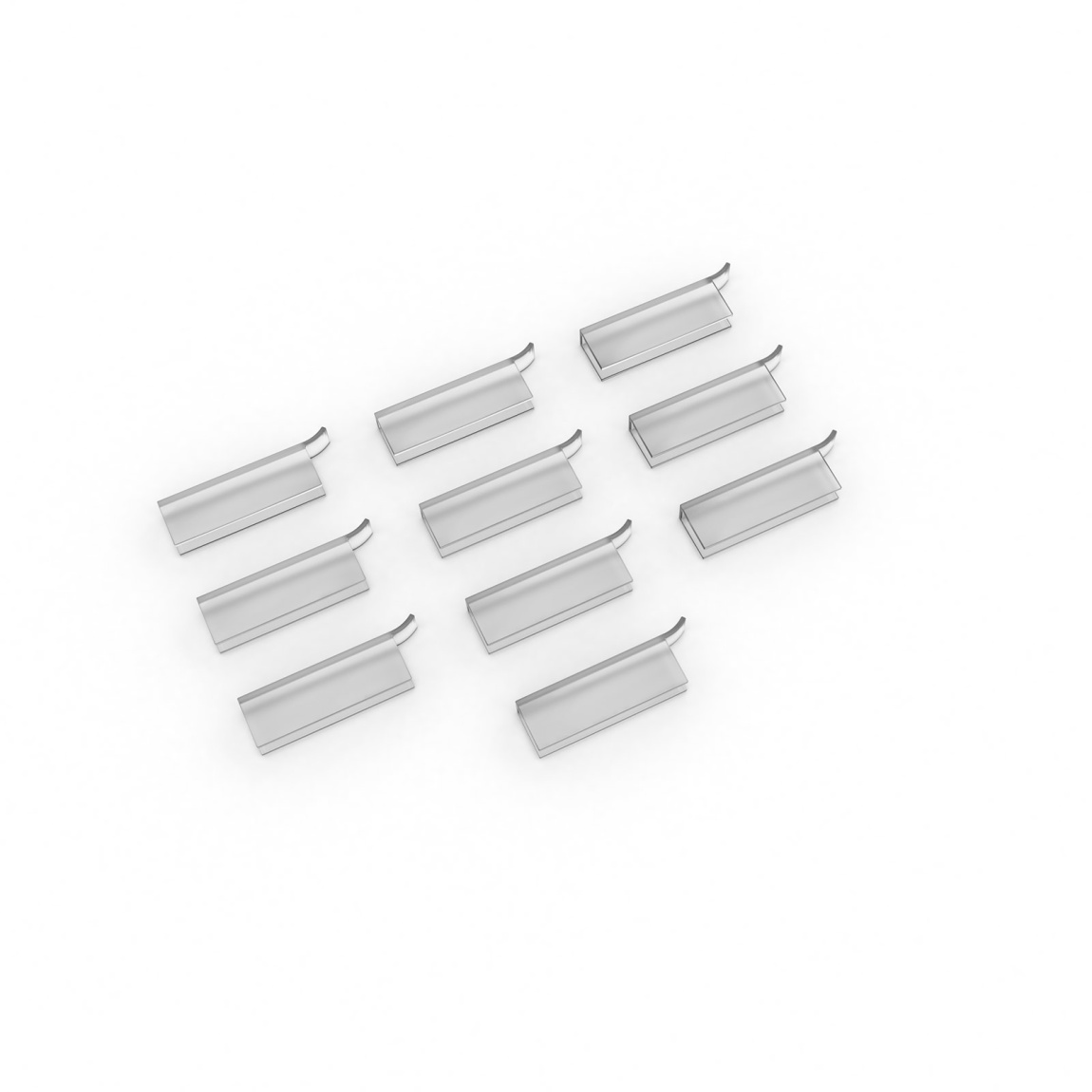 Connector clip for Lightbox flex trade fair wall, set of 10