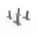 Individual Components of the Keder Frame Flex Accessory Set - Trio