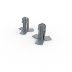 Individual Components of the Keder Frame Flex Accessory Set - Y-Module