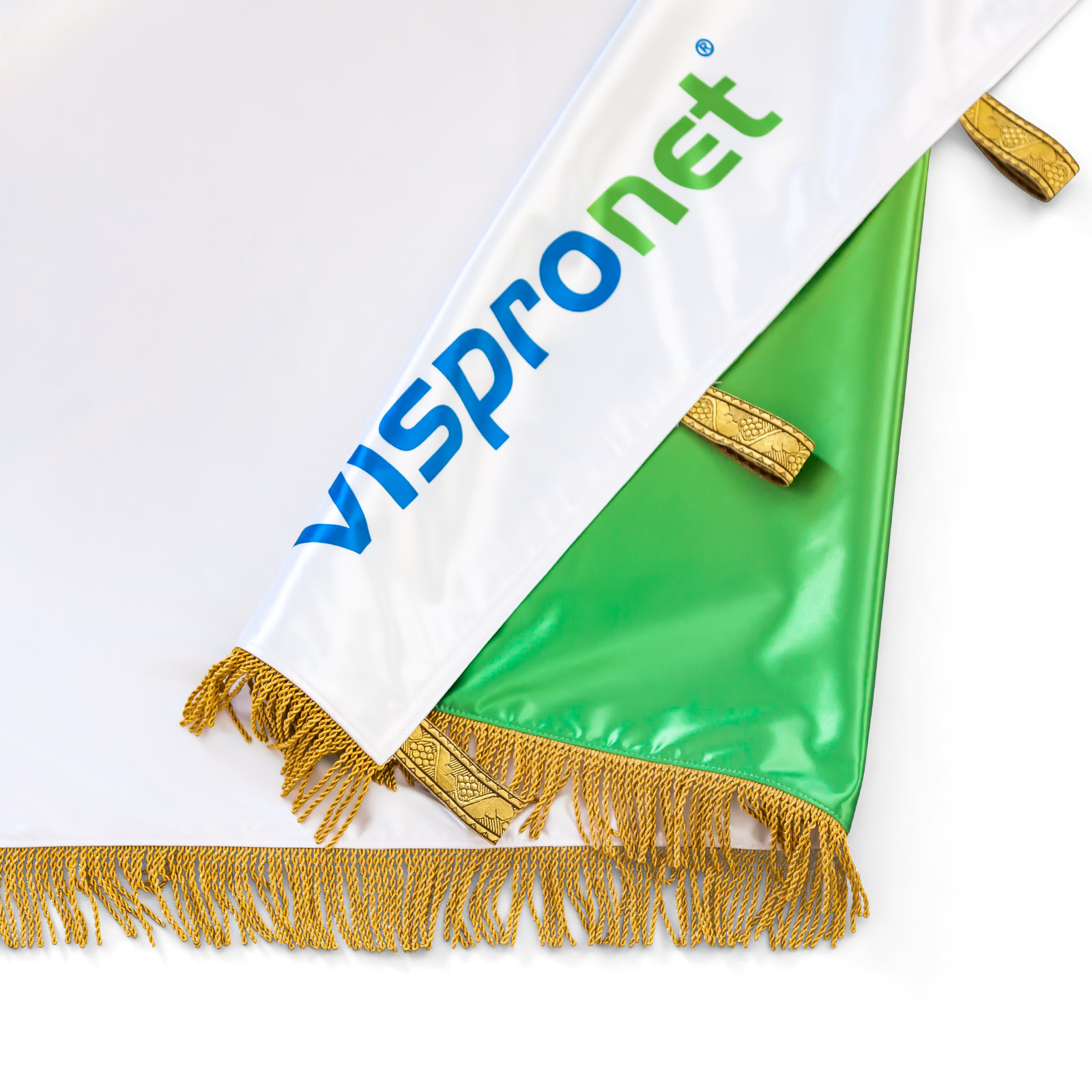 double-layer club flag, printed on both sides with design