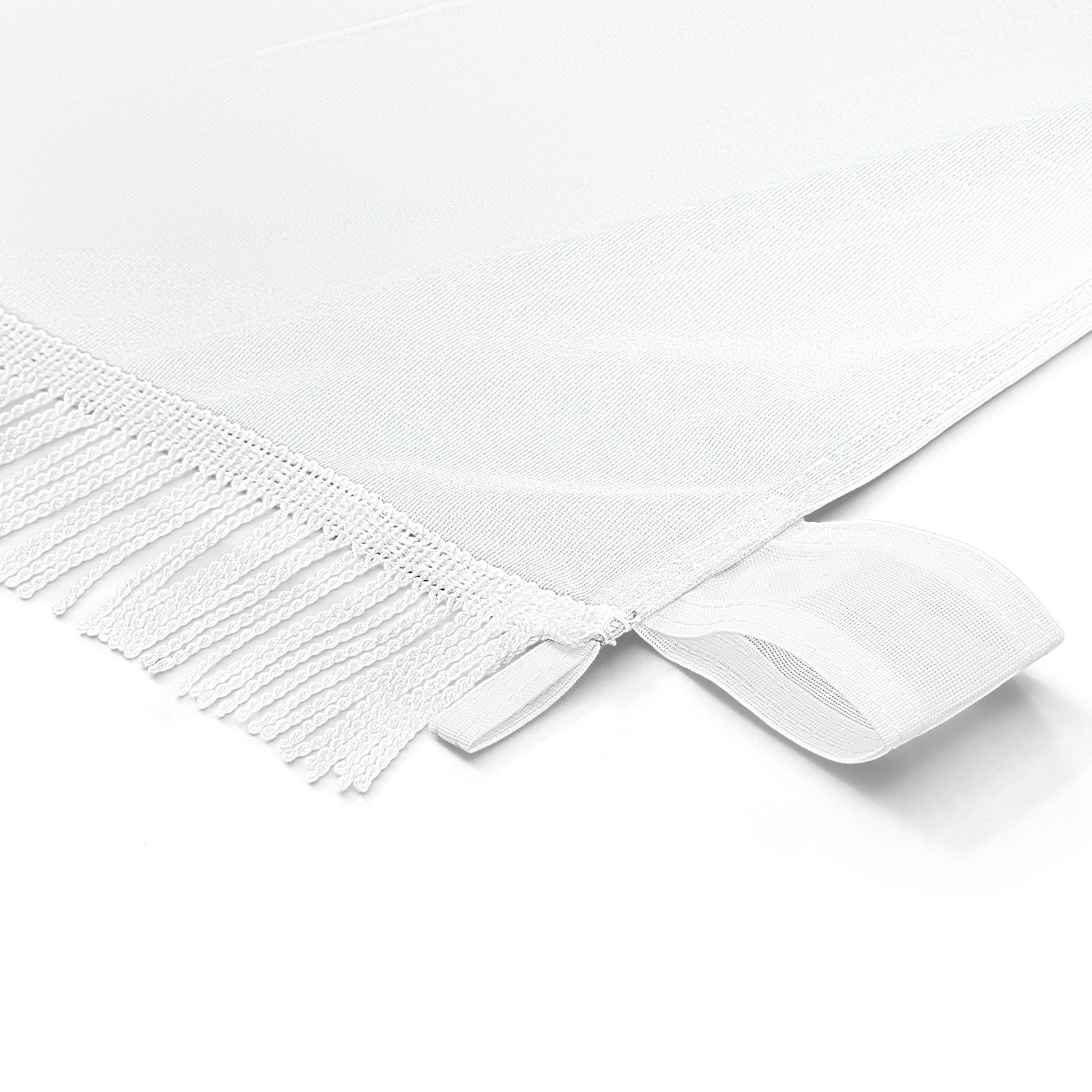 Club flag with white loops and white fringes