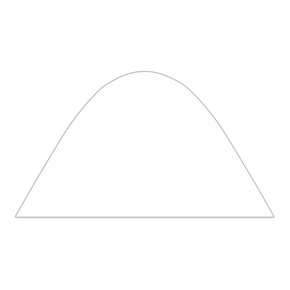 Solid wall star tent, white