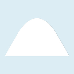 Solid wall star tent, white