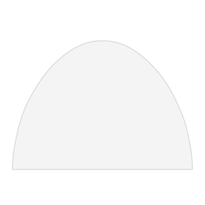 Solid wall for Inflatable Tent Air, white