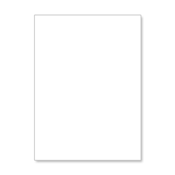 Solid-wall hexagon, white, unprinted, size 150 x 200 cm