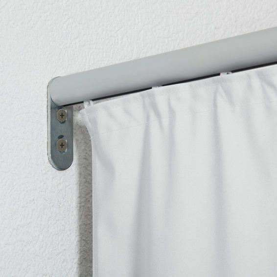 Curtain, wall mounting with profile holder