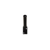 Wall mount single, black, ø 20 mm