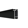 Wall frame Q-Frame®, profile 25 mm, detail