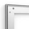Wall frame Q-Frame®, 25 mm profile, corner detail