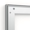Poster auf Textil mit Wandrahmen Q-Frame®, Detail Ecke