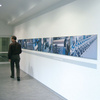 Q-Frame® portable frame with corporate advertising
