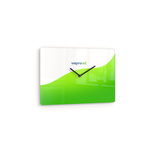 Wall clocks, rectangular, size 37 x 25 cm, dial centered, landscape format