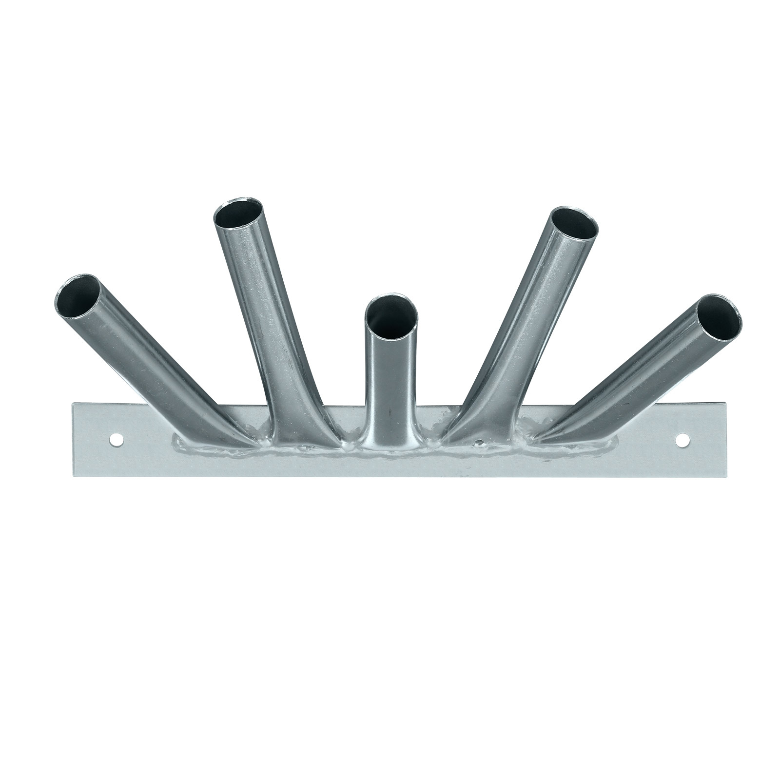 Wall mount bracket 5-fold, galvanized, ø 20 mm