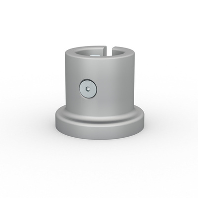 Wall mounting for aluminum keder profile (flange)